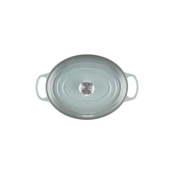 Signature cast iron oval casserole &Oslash; 31 cm, sea salt, Le Creuset