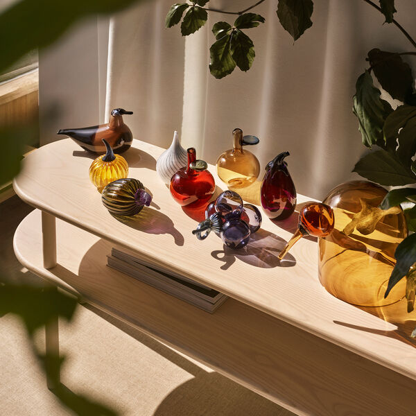 Grape glass figure, rain, Iittala