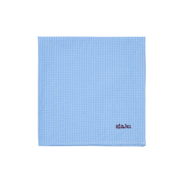 Charlie Scarf Check, mix blue Charlie Scarf Check, mix blue, Aiayu