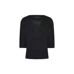 Pure Linen Knit, black, Micha