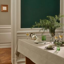 CLASSIC LINES Tablecloth, silver sand, Georg Jensen Damask
