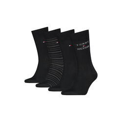 Tommy Hilfiger Men Sock 4P Giftbox | Black, Tommy Hilfiger