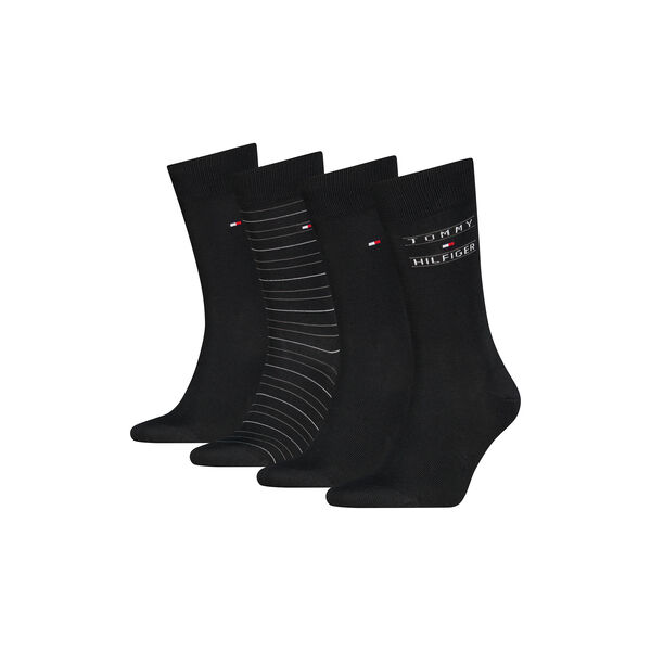 Tommy Hilfiger Men Sock 4P Giftbox | Black, Tommy Hilfiger