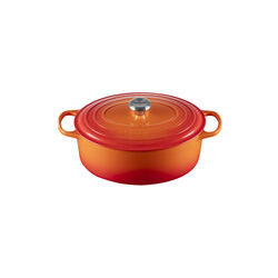 Signature cast iron oval casserole &Oslash; 31 cm, volcanic, Le Creuset