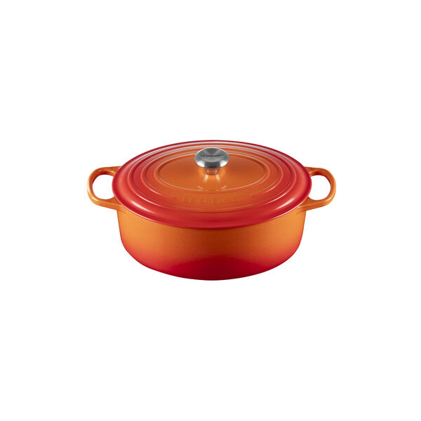 Signature cast iron oval casserole &Oslash; 31 cm, volcanic, Le Creuset