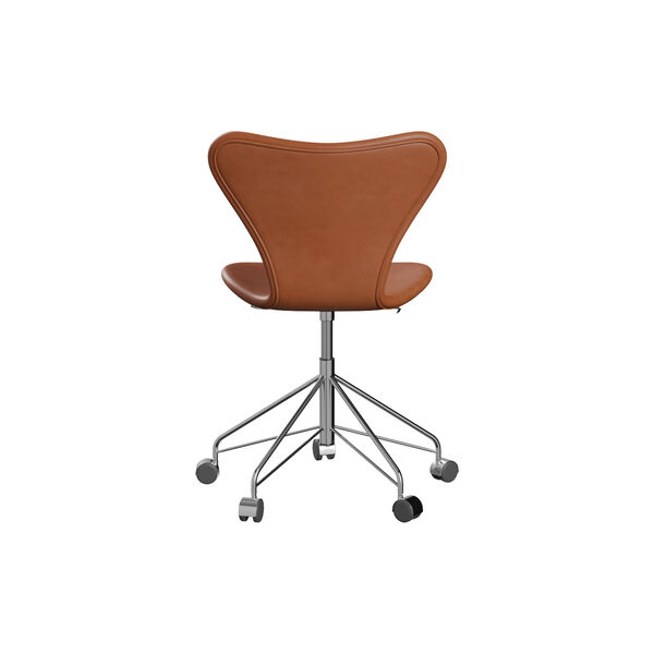 Series 7&trade; 3117 Fully Upholstered Office Chair, Grace Walnut, Fritz Hansen