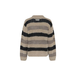 798HMKalira knit sweater, melange stipe, Heartmade