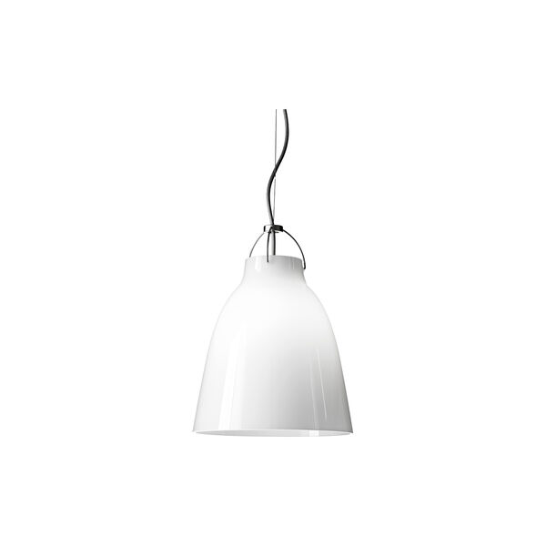 Caravaggio™ P2 Pendant, opal white/silver, Fritz Hansen