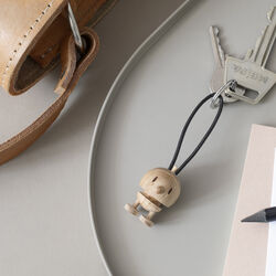 Classic Bumble Keychain, oak, Hoptimist