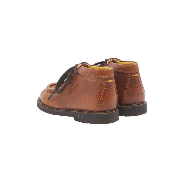 Apron Toe With Contrast Stitching, cognac, ANGULUS