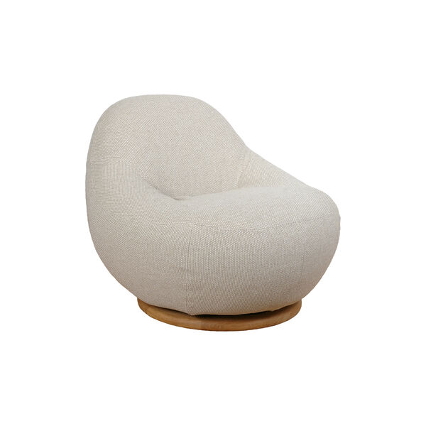 Gem Lounge Chair with Swivel Base, desert sand, Cane-line