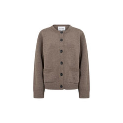 LR-PERLE 9 Cardigan, walnut melange, Levet&eacute; Room