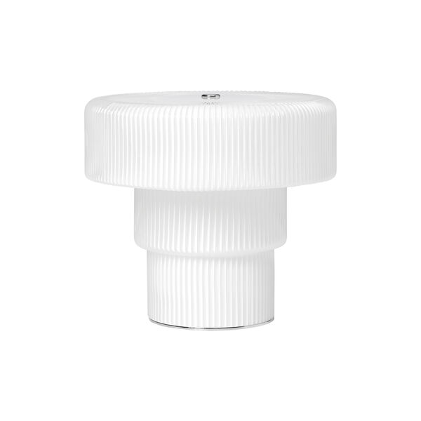 Ripple Portable Lamp | H 16,5 | White, Ferm Living