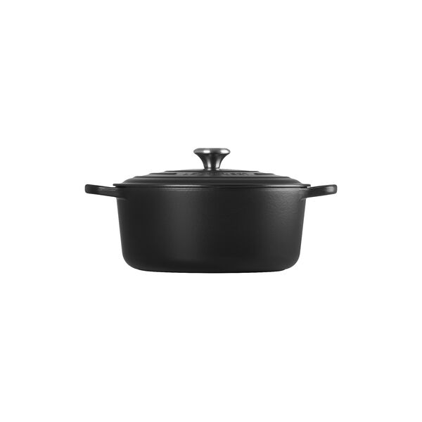 Signature round cast iron pot &Oslash; 28 cm, matte black, Le Creuset