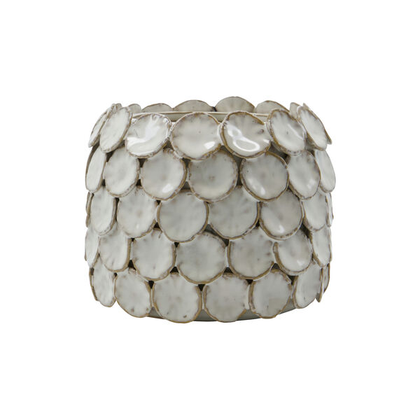 HDDot Vase Low, white, House Doctor
