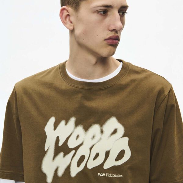 WWBobby cloud tee, desert palm, Wood Wood
