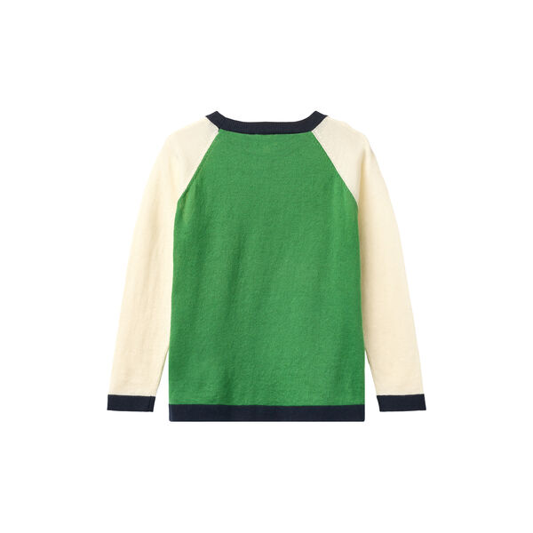 Light Knitted Color Block T-Shirt LS, Copenhagen Colors Organics