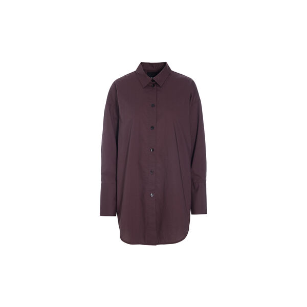 Core cotton big shirt, raisin, BITTE KAI RAND