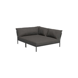 LEVEL2 Cozy Right Corner Lounge Sofa, Basic dark grey, HOUE