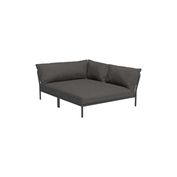 LEVEL2 Cozy Right Corner Lounge Sofa, Basic dark grey, HOUE