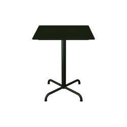 PICO Caf&eacute; Table with 4 Star Base 60x60, olive green, HOUE