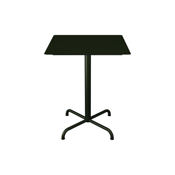 PICO Caf&eacute; Table with 4 Star Base 60x60, olive green, HOUE