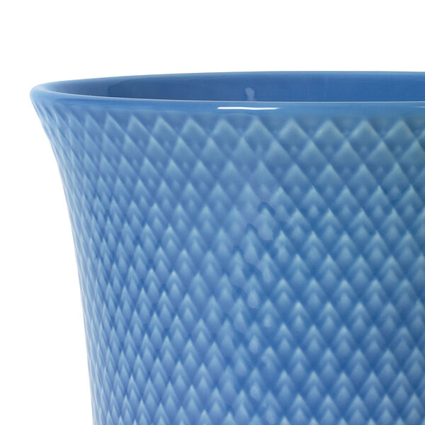 Rhombe Color Vase, blue, Lyngby Porcel&aelig;n