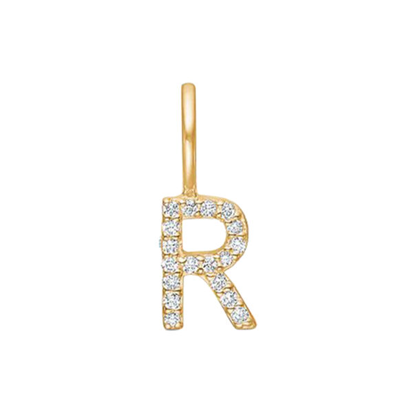 My Collection diamond pendant, R, Ro Copenhagen