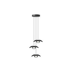 Forget Me Not Cluster 3 Pendant, black, UMAGE