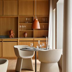 Caravaggio Matt P2 Pendant, rusty red, Fritz Hansen
