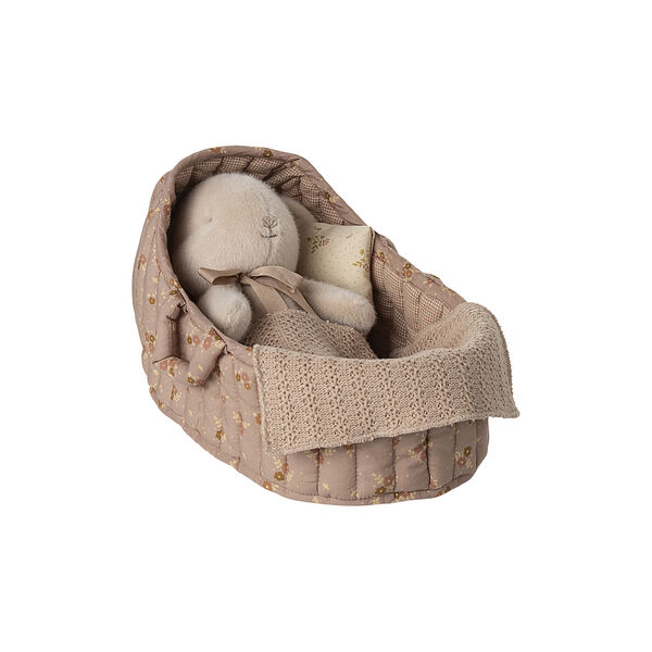 Large Carry Cot, rose, Maileg