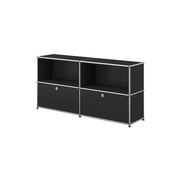USM Haller | Model C2 | Graphite Black | Sideboard, USM Haller