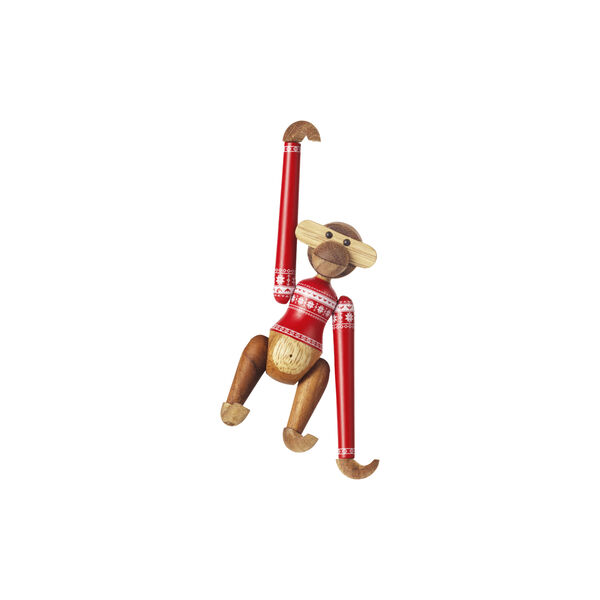 Monkey Christmas Jumper 2024 mini teak/limba, Kay Bojesen Denmark