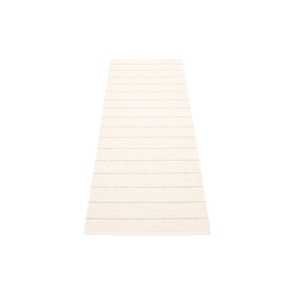 Carl Plastic Rug, vanilla/white, Pappelina