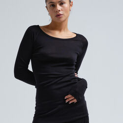 Jade Blouse, black, Seamless Basic
