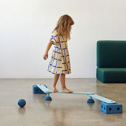 3 x Foam Balls, deep blue/sky blue, MODU