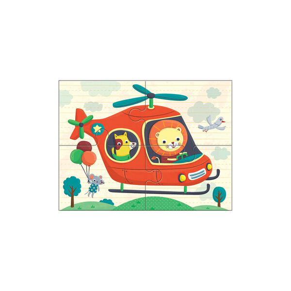 Transportation Puzzle Transportation Puzzle, Mudpuppy