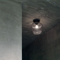 Blown SW5 loftlampe, silver, &Tradition