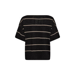 MMArlen Paper SS Knit, black, MOS MOSH