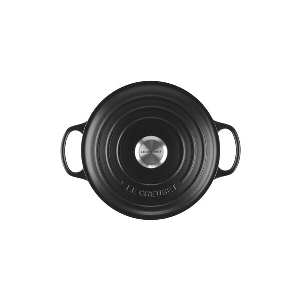 Signature round cast iron pot &Oslash; 24 cm, matte black, Le Creuset