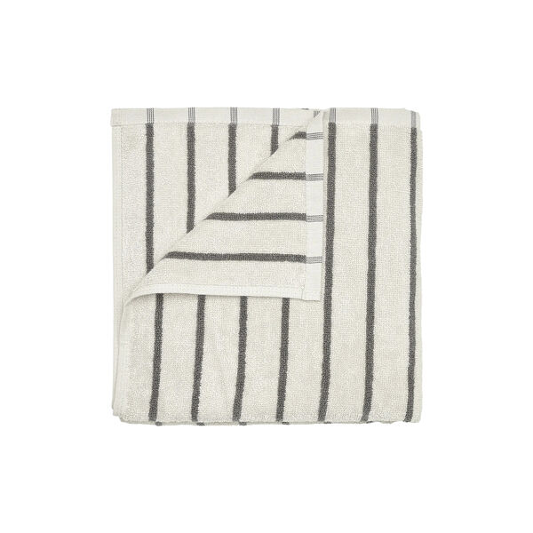 ARTO Bath towel towel thin stripes, moonbeam/magnet, Blomus