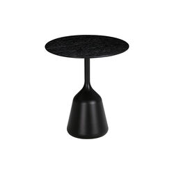 Coin Side Table, black oak, Wendelbo