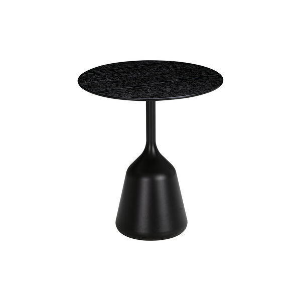 Coin Side Table, black oak, Wendelbo