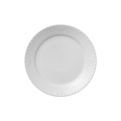 White Fluted Half Lace Plate Ø 25 cm, Royal Copenhagen