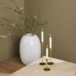 Venus candle holder 21 cm, brass, Piet Hein