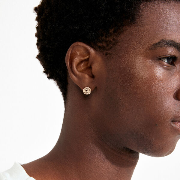 AIR earrings, gold plated, Pilgrim