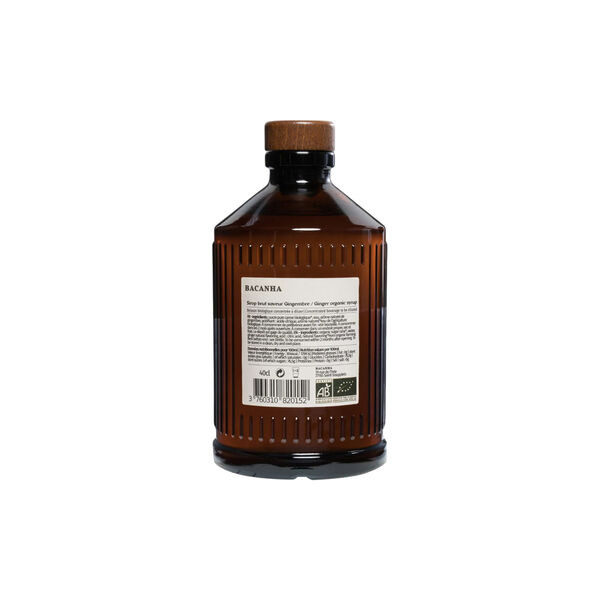 Organic Syrup - Ginger Organic Syrup - Ginger, Bacanha