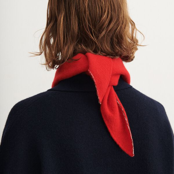 Lambswool bandana, signal red Lambswool bandana, signal red, FUB