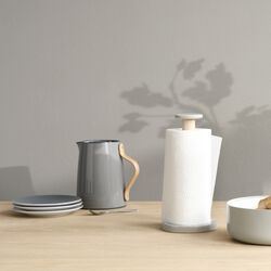 Emma Kitchen Roll Holder, grey, Stelton