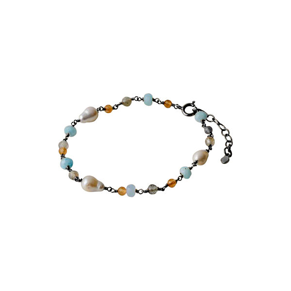 Mellow Blue Bracelet, silver, Pernille Corydon Jewellery